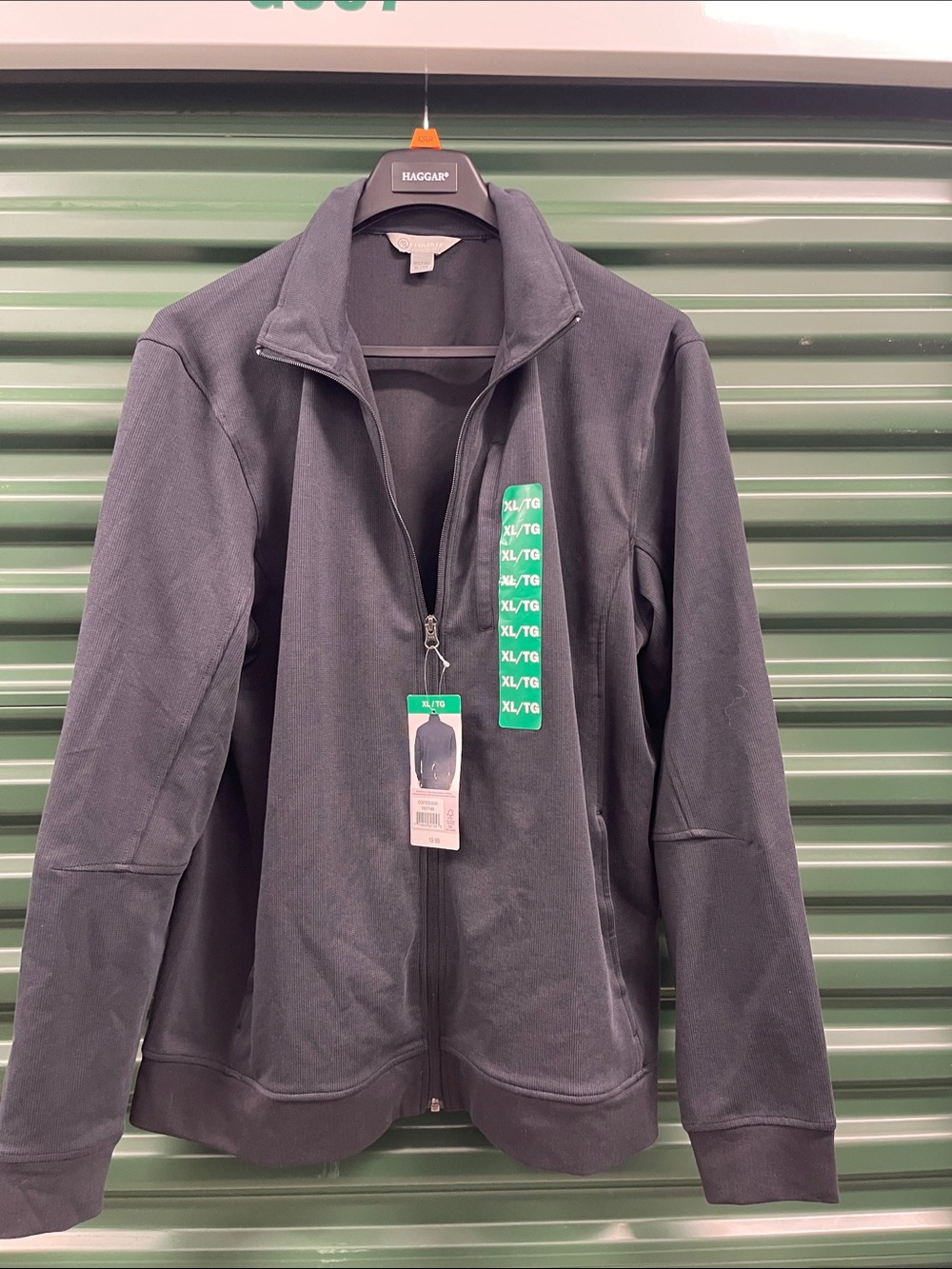 Unbranded Men's Black Utility Full-Zip Jacket